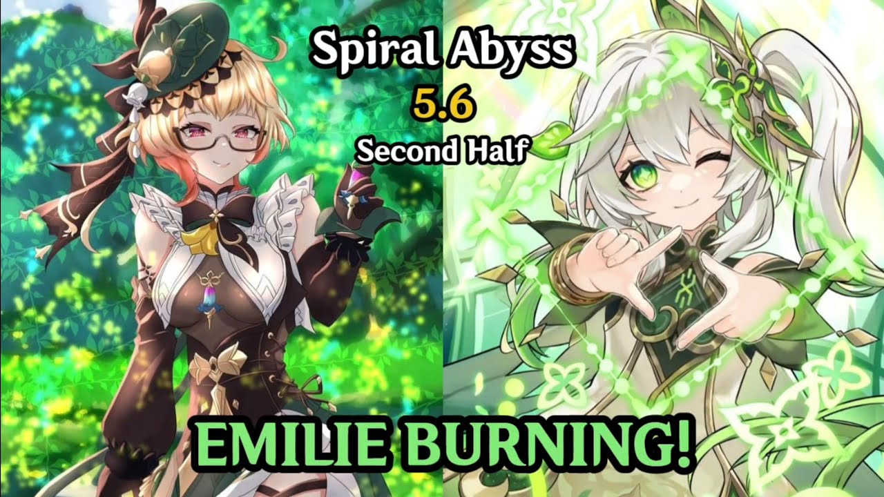 C0 EMILIE NAHIDA BURNING WITH BENNETT XIANGLING | SPIRAL ABYSS 12 | GENSHIN IMPACT 5.6