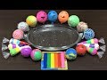 Mixing Clay and Floam into Clear Slime !!! Relaxing Slimesmoothie Satisfying Slime Videos #137