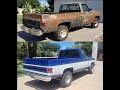 Transforming a Rusty 1977 K10 Chevy 4x4 pickup truck into a work of art!