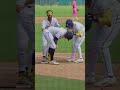 He did the Stanky leg After getting hit | Savannah Bananas #bananaball #baseball #dance