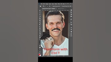 How to add Moustache in photoshop | Photoshop Tutorial | Infotainment Diary