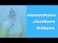 Element class and id selector in css