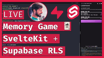 💾 SvelteKit + Supabase CRUD with RLS: Row-Level Security! 🔴 LIVE Coding & Chill 💌