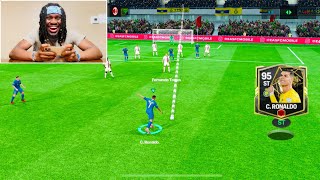 TOTW C.Ronaldo FREE-KICK is UNSTOPPABLE - FC MOBILE