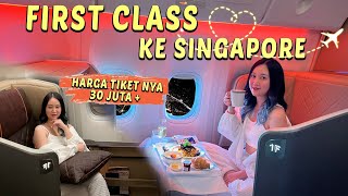 OTW LIBURAN KE SINGAPORE || NYOBAIN PESAWAT FIRST CLASS NYA !!