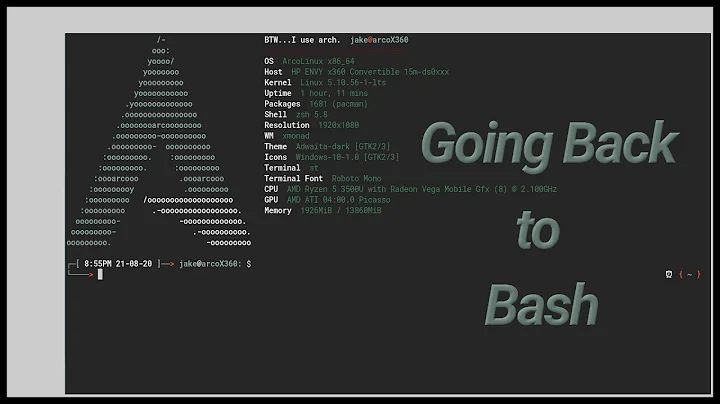 Custom Bash config - Set up of .bashrc/.inputrc files for a fast and efficient shell experience