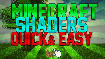 How To Install Minecraft SHADERS Mod (1.7.10, 1.8+ & Latest Version) NO FORGE Single Download! 2017