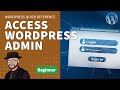 How to Access the Admin Dashboard in WordPress