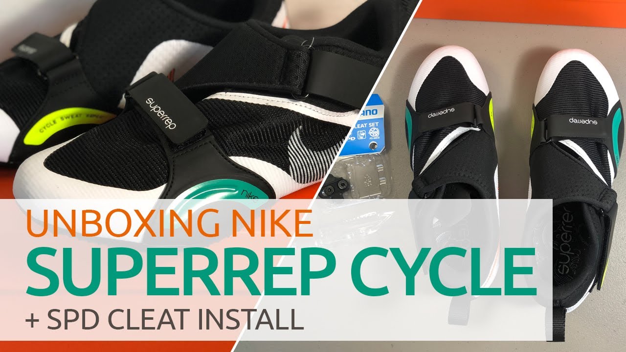 Nike 2021 Cycle Unboxing + SPD Cleat Install | Indoor Shoes - YouTube