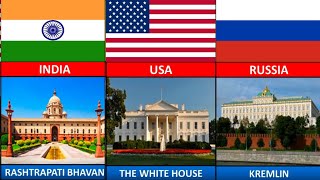 Presidential Residence From Different Countries | presidential palaces around the world 🌎🌎