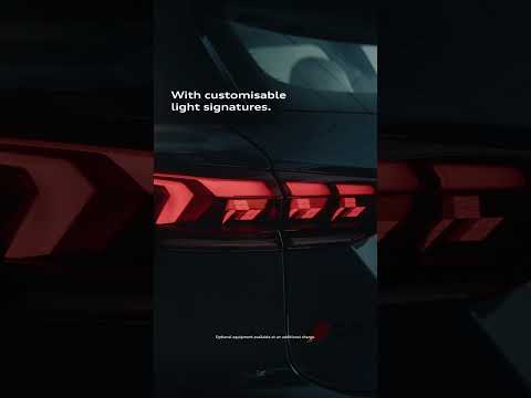 Customizable Light Signatures In The All New Fully Electric Audi Q6 E Tron