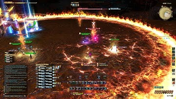 FFXIV Ifrit Hard Mode - Black Mage POV