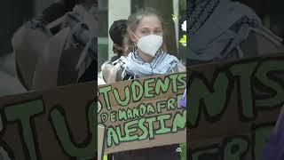 High school and university students gather in Washington DC to protest against Israeli war on Gaza