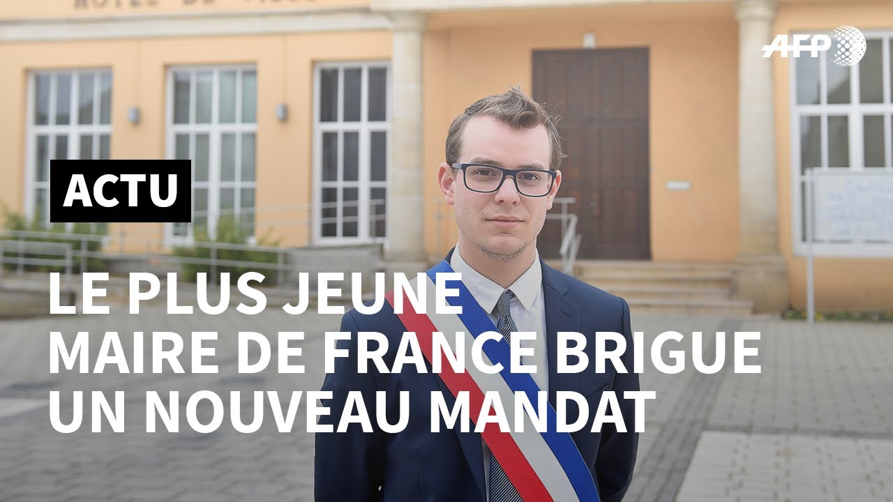 Moselle à 25 ans, le plus jeune maire de France prêt à rempiler AFP Moselle à 25 ans, le plus jeune maire de France prêt à rempiler AFP