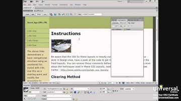 Creating and Using Behaviors in Dreamweaver