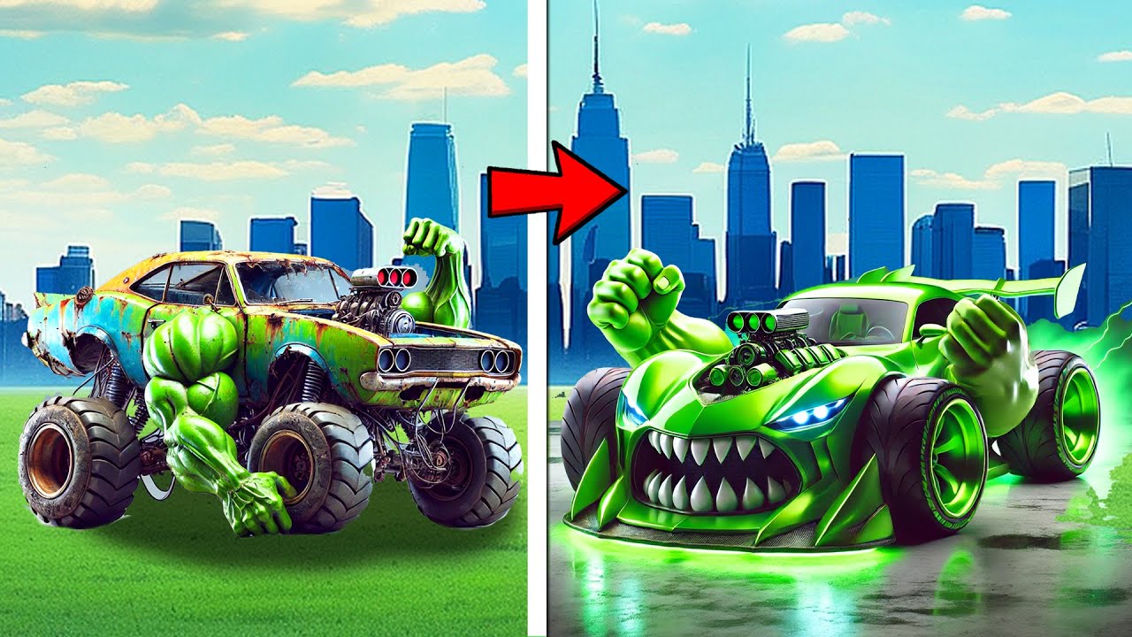 COCHES HULK de 1$ vs 100.000.000$ en GTA 5