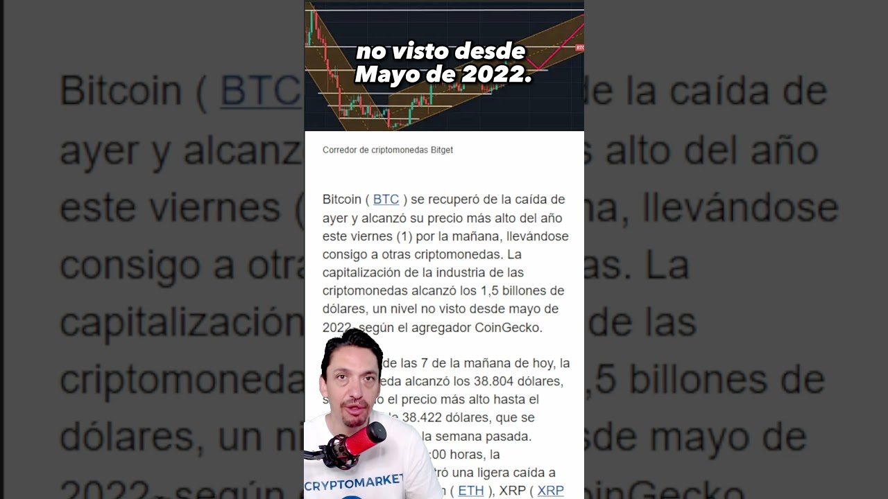 Bitcoin toca su máximo anual y apunta a 40.000 dólares. - YouTube