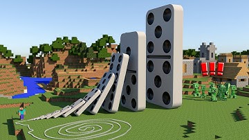 Minecraft - how to kill a Creeper - Domino Effect