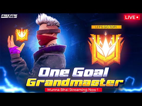 Grandmaster Live Rank Push Free Fire Telugu  - Munna Bhai is Live  - Telugu Gaming Live #MBG