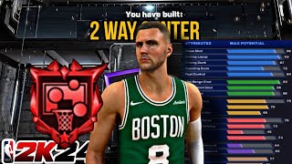 best popper build  in nba 2k24! all around comp center build