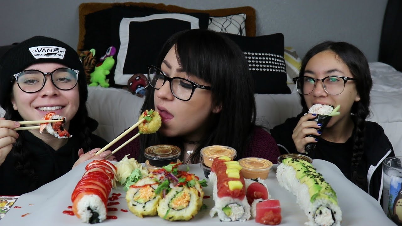 СУШИ МУКБАНГ | ЕДА И ШОУ