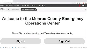 WebEOC Tutorial