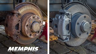 Backyard Brake Restoration  BMW E28