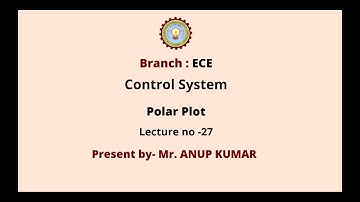 Control Systems | Polar Plot | AKTU Digital Education