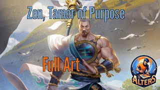 FaB Altered Art - Zen, Tamer of Purpose - Full Art