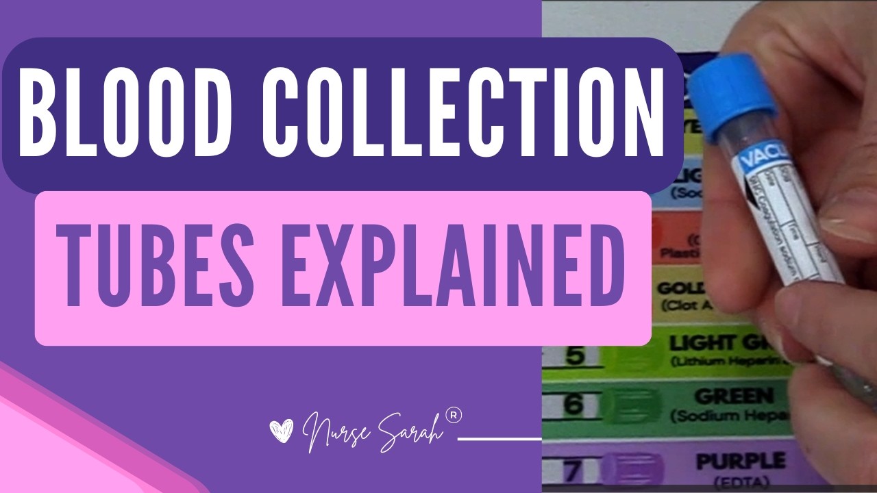 Blood Collection Tubes Explained | Phlebotomy Lab Tube Anatomy
