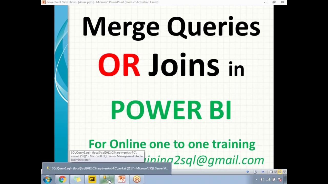 Power Bi Joins Explained