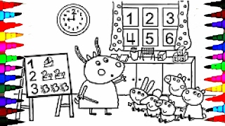 PEPPA PIG Coloring Book Pages Kids Fun Art Activities For Children Learning Rainbow Colours PEPPA PIG Coloring Book Pages Kids Fun Art Activities For Children Learning Rainbow Colours