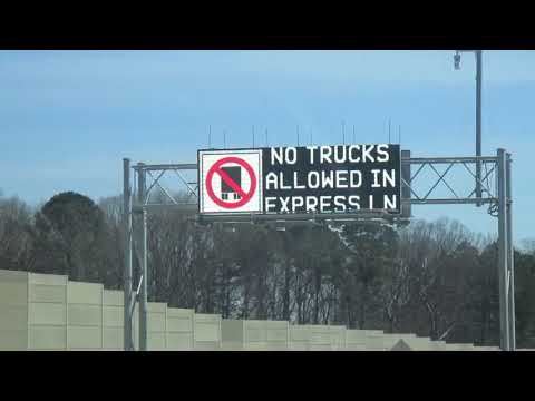 Kennesaw Georgia Interstate 75 Travel Video