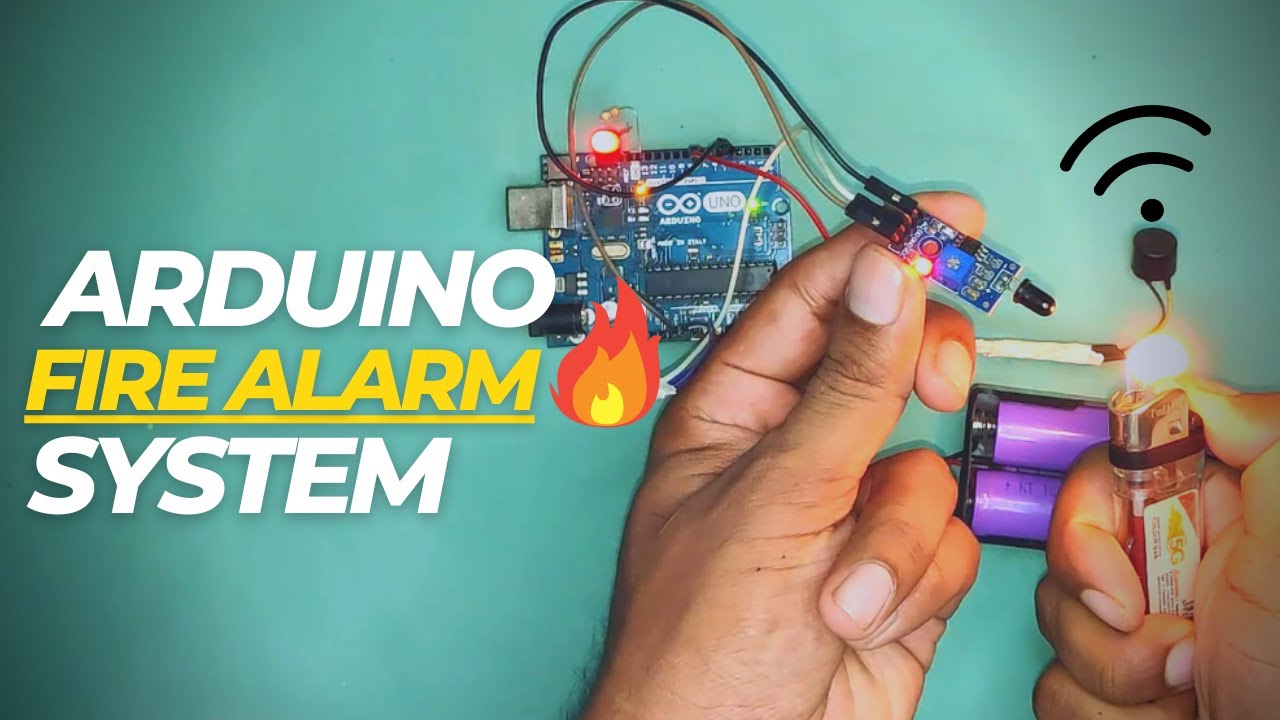 How to Make Fire Alarm System Using Arduino | Arduino Fire Detection ...