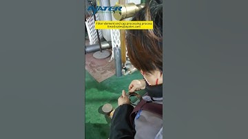 Filter element end cap processing process