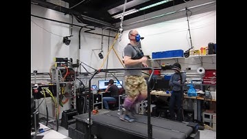 Running with optimized ankle exoskeleton assistance.