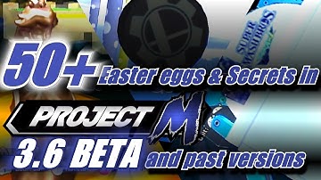 50+ easter eggs and secrets in Project M 3.6 and past versions
