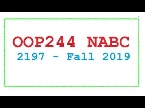 OOP244 - 2197