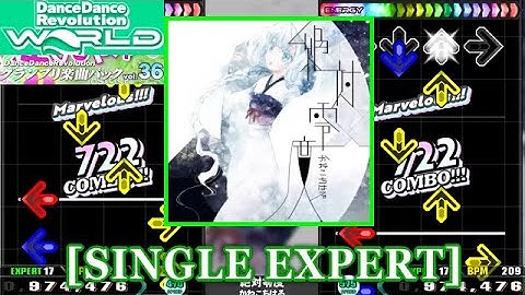 【DDR GP(WORLD)】 絶対零度[Zettai Reido] / かねこちはる [SINGLE EXPERT] 譜面確認+Clap