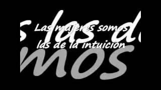 Video thumbnail of "Shakira - Las de la intuicion (lyrics)"