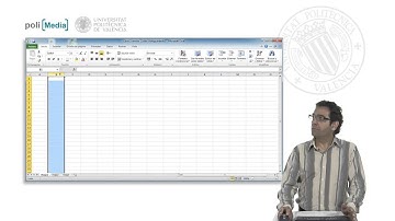 Concepto de hoja de cálculo |  | UPV
