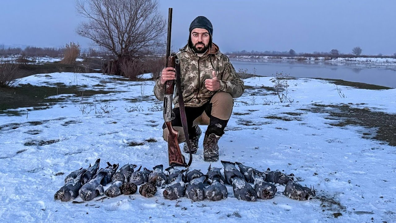 صيد الحمام البري 🕊️🔥 شاهد لأول مرة أقوى رحلات الصيد البري في تركيا 🏔️😱