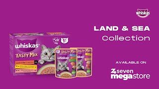 Whiskas Tasty Mix Land & Sea Collection in Gravy Cat Wet Food