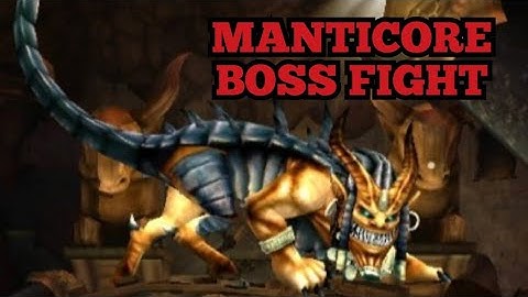 Lara Croft: Relic Run Manticore Boss Fight Full Level 