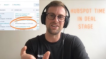 HubSpot time in deal stage