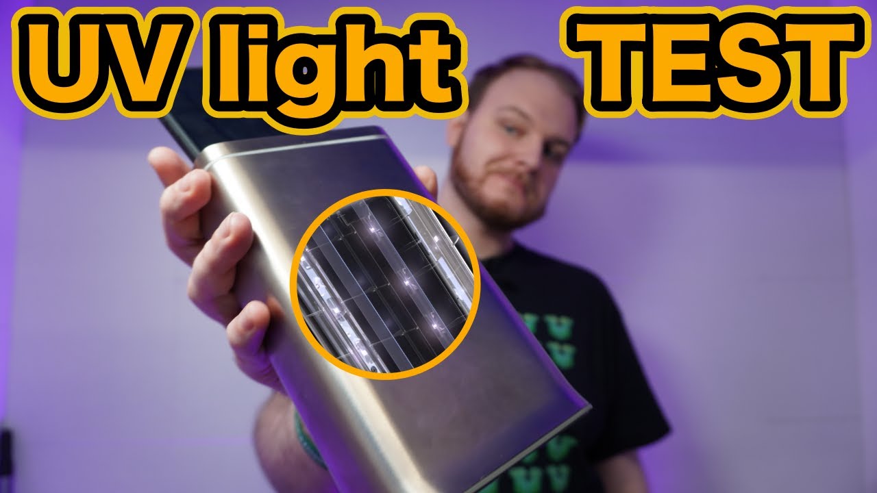 Do UV Light Phone Sanitizers Really Work? UV light TEST YouTube