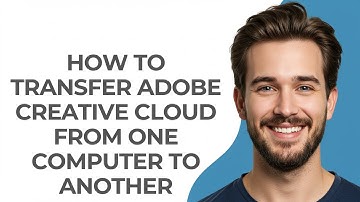 How to Transfer Adobe Creative Cloud From One Computer to Another - GUIDE!