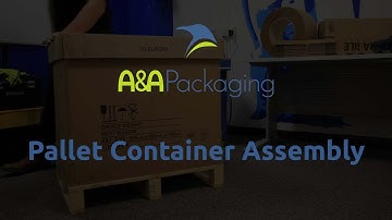 Cardboard Pallet Container Assembly