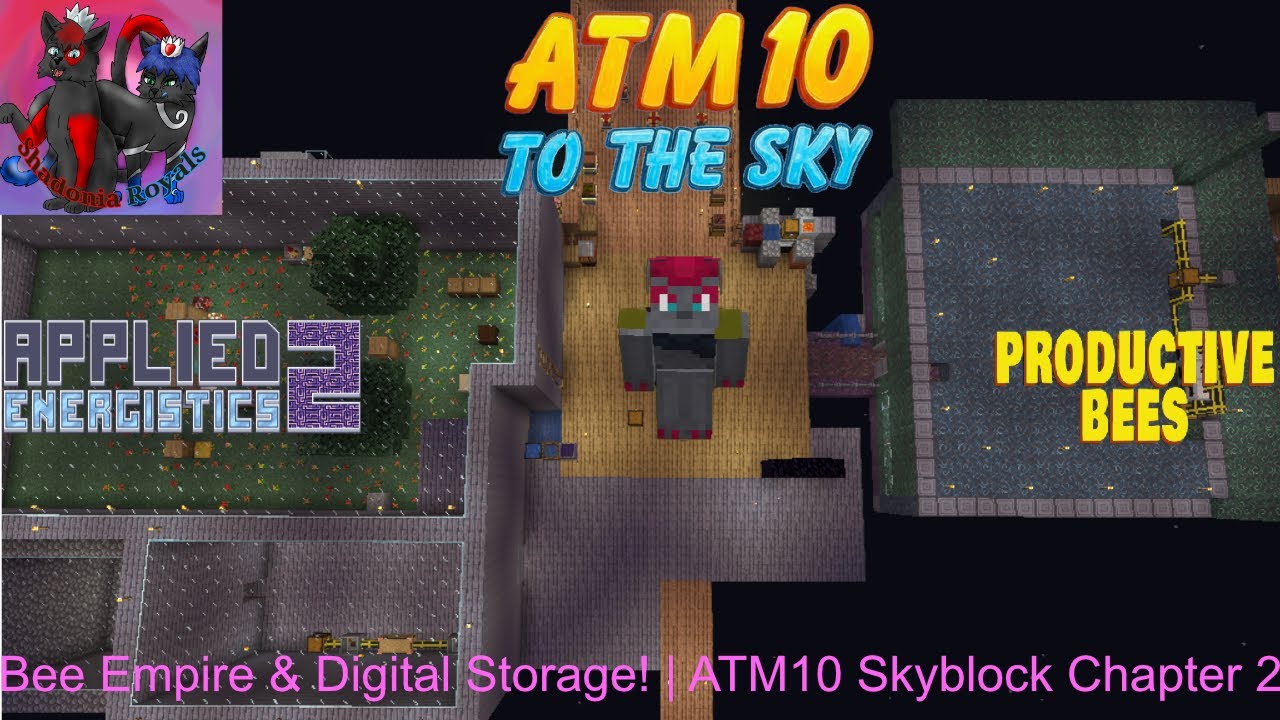 Bee Empire & Digital Storage! | ATM10 Skyblock Chapter 2 Part 8