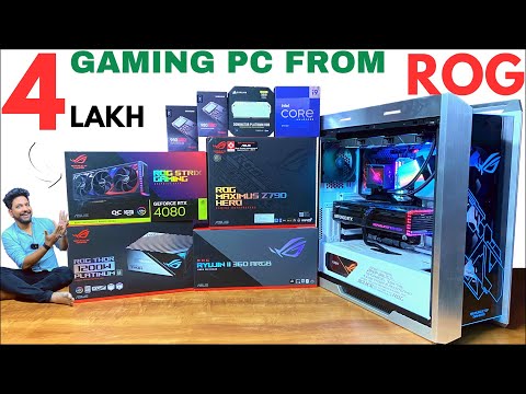 Rs 4 lakh Full ROG Gaming PC | RTX4080 | 13900K | 9532777615 | Mr Pc Wale